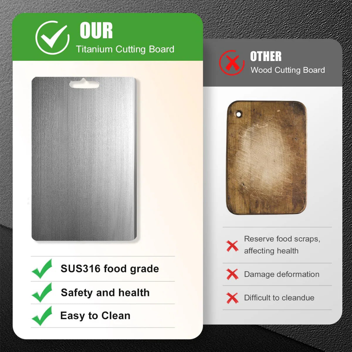 Kinzoku 錦属 Series – Titanium Blade Cutting Board