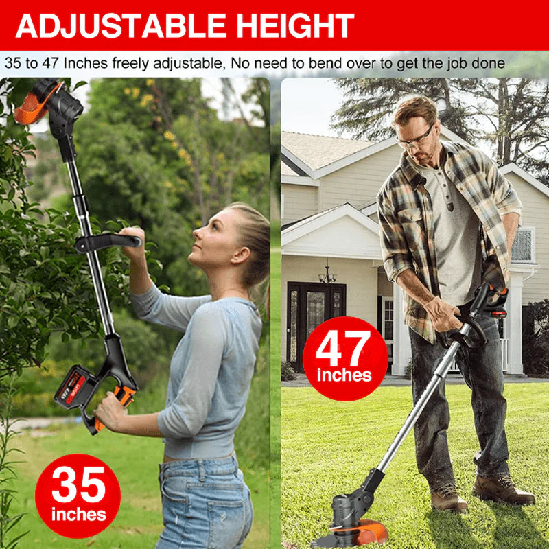 Cordless 3-in-1 Grass Trimmer, Edger & Weed Eater