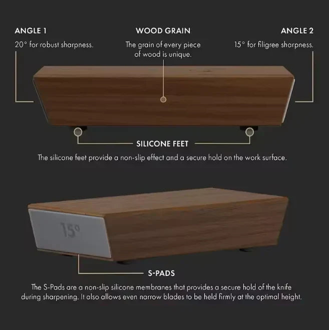 Homexal™ Rolling Knife Sharpener Kit